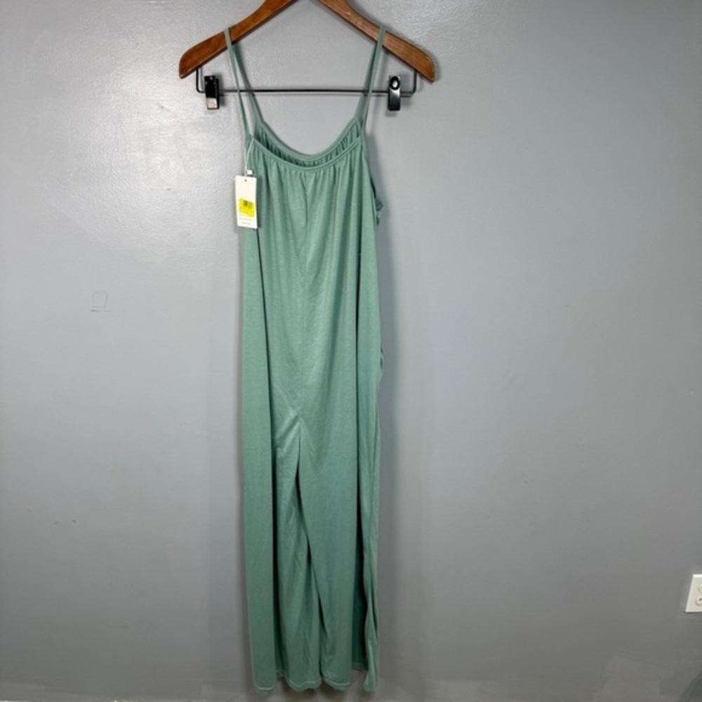 La Mode Women’s Gaucho Jumpsuit Pants sz L NEW # D914